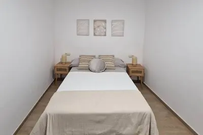 Cama o camas de una habitación en Rinconcito en el almendral