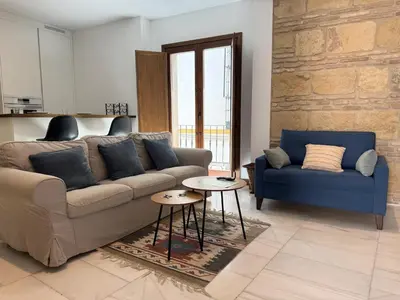 Zona de estar de La Casa de La Escalera 4