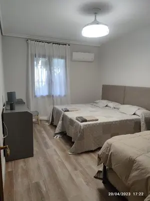 Cama o camas de una habitación en Los Cipreses