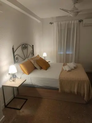 Cama o camas de una habitación en GRUPO LIMCOTEL EL PASEITO DE CONCHA-MEsQUITA-PARKING