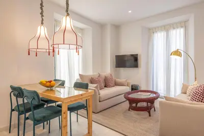 Una televisión o centro de entretenimiento en Ohliving San Bernardo