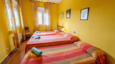 Cama o camas de una habitación en Buenavista de Illora Íllora by Ruralidays