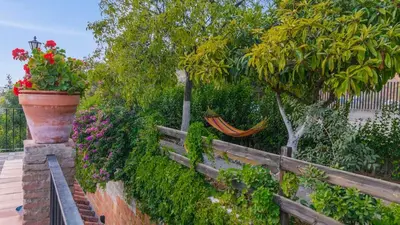 Jardín al aire libre en La Guitarra Andaluza Loja by Ruralidays