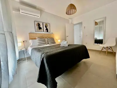 Cama o camas de una habitación en Apartamento Corte Ingles