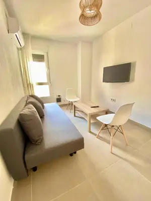 Una televisión o centro de entretenimiento en Apartamento Corte Ingles