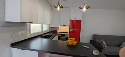 Una cocina o zona de cocina en Loft A la verita River,PARKING FREE,DIRECT ACCESS ,SIN ESCALONES