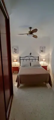 Cama o camas de una habitación en Apartamento San Miguel